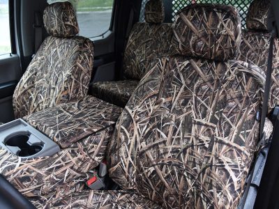 2019 Ford F-550 seat covers in Mossy Oak Shadow Grass Blades camouflage
