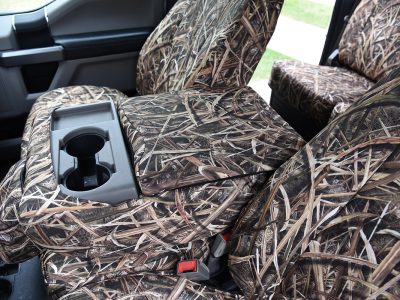 2019 Ford F-550 seat covers in Mossy Oak Shadow Grass Blades camouflage